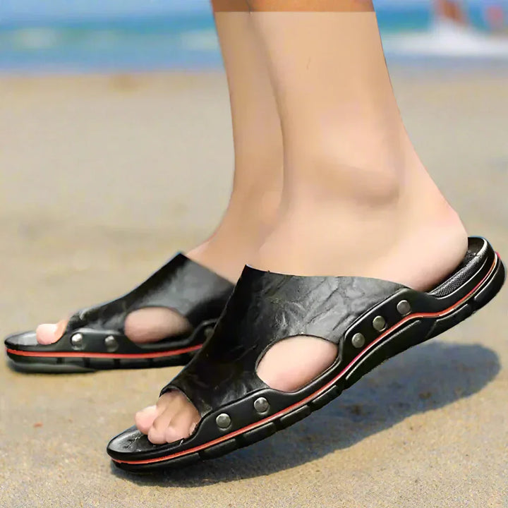 Light & stylish black summer shoes for women – Niva-6-The Livary