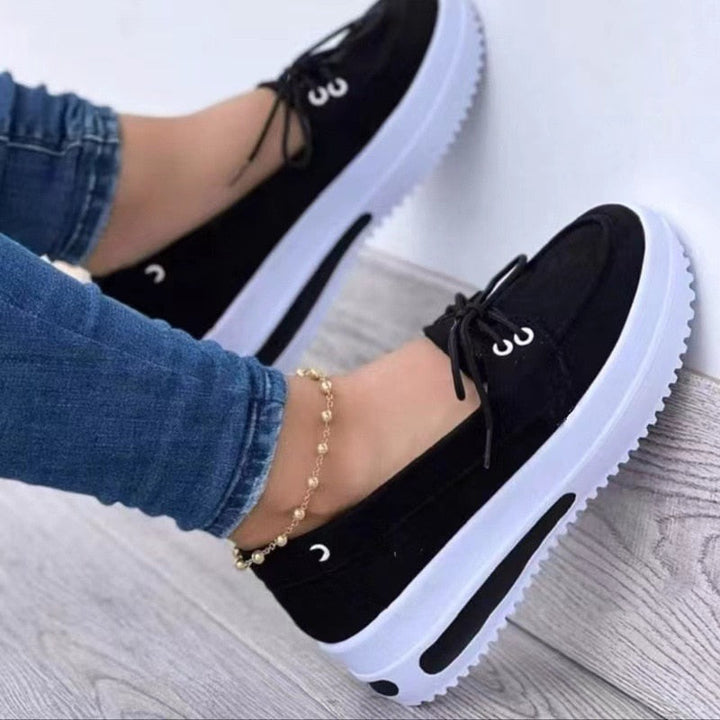 Orthopaedic Ladies' Espadrilles with Air Cushion Sole – Malina-Black-3-The Livary