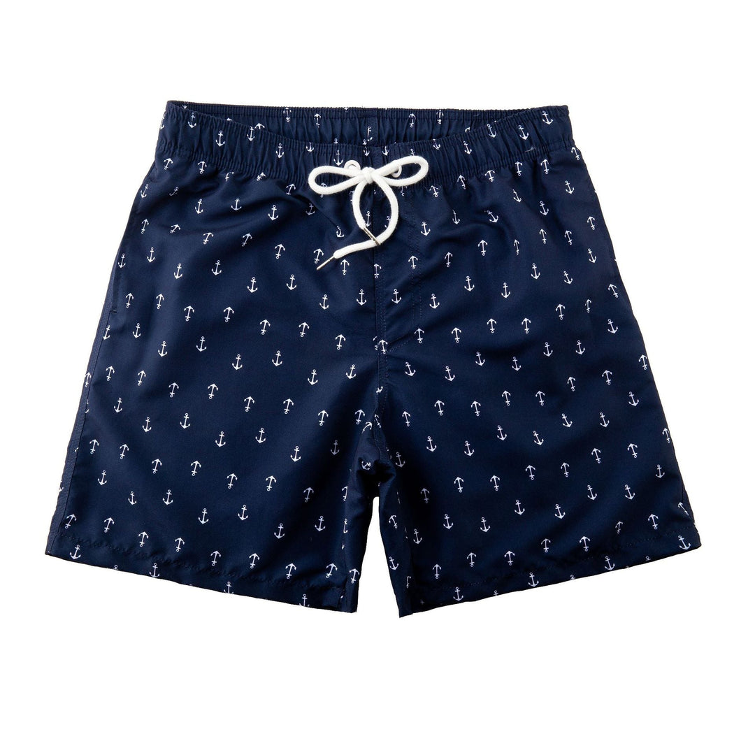 Trendy & quick-drying men's swim shorts with pockets – Matteo-Anchor-S-The Livary