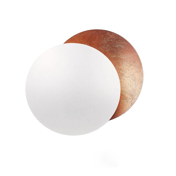 Solar Eclipse Wall Lamp - Solaris-Copper/White-7.87 inches-The Livary