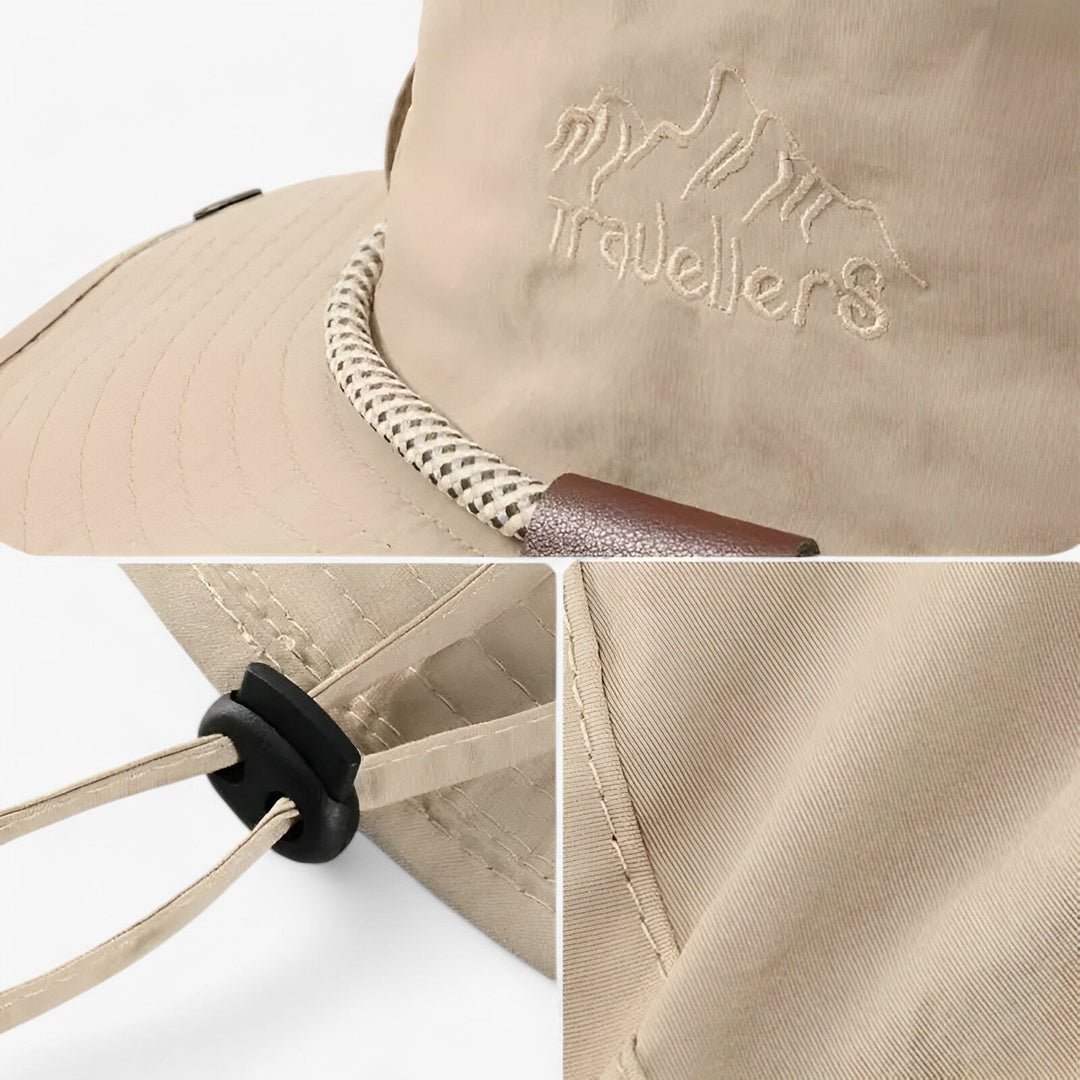 Unisex UV Protection Waterproof Bucket Hat – Johnny-Coffee-55-60cm-The Livary