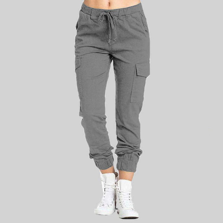 Ladies Cargo Trousers - Nova-Gray-XS-The Livary