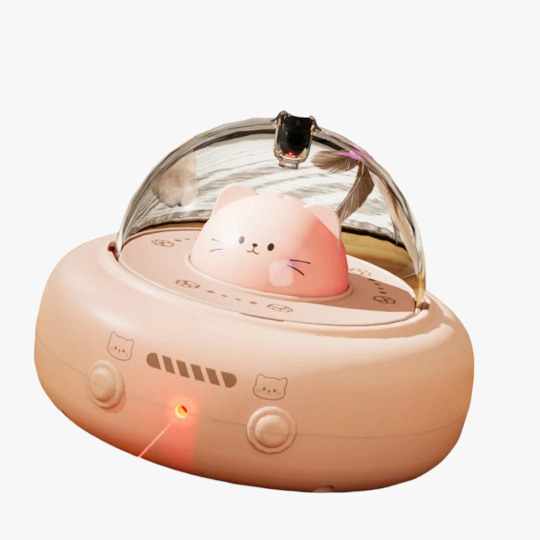 Slim Laser Cat Toy with Rainbow Light - Nola-Pink-The Livary