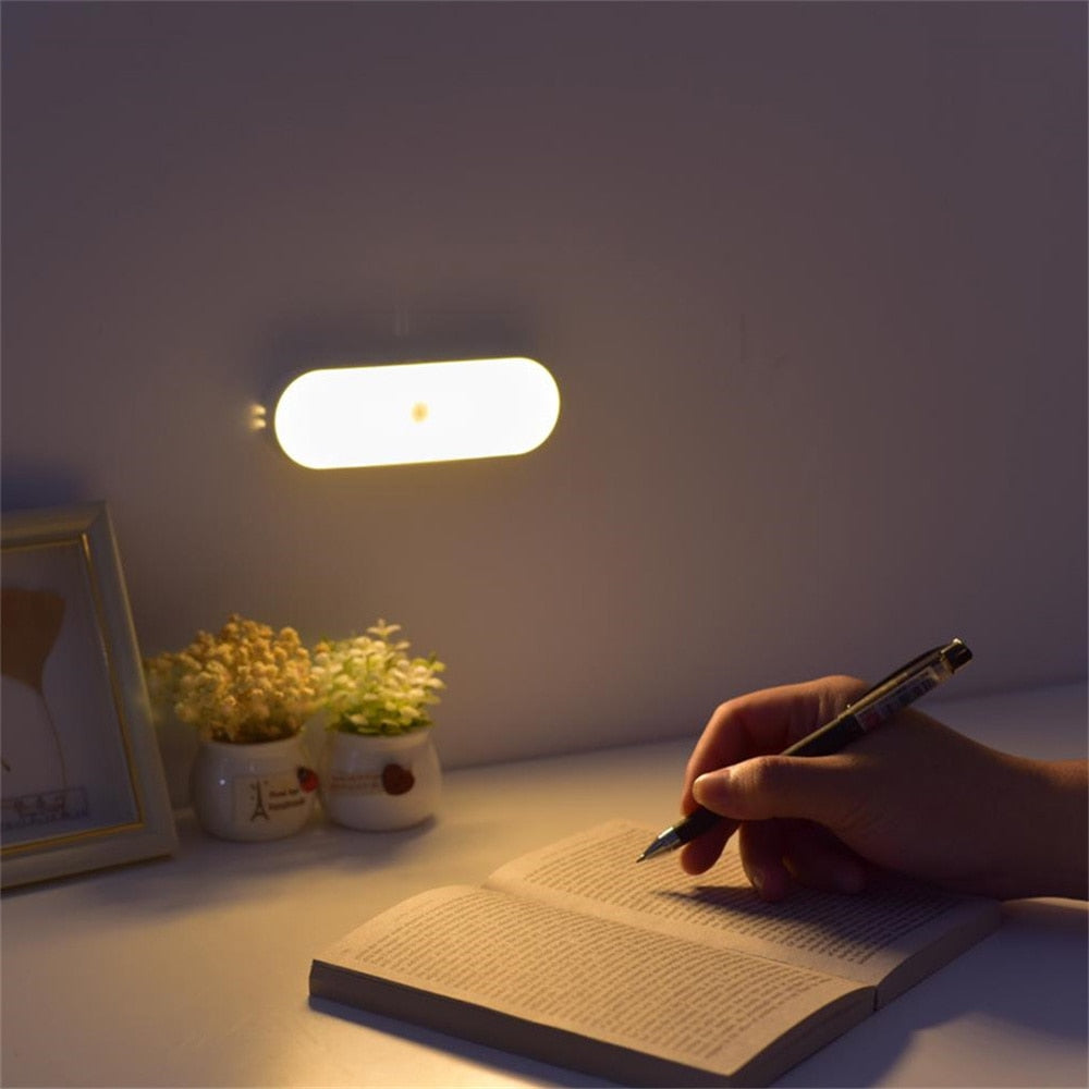 USB Rechargeable Motion Sensor Wall Lamp - BrightSense-White-The Livary