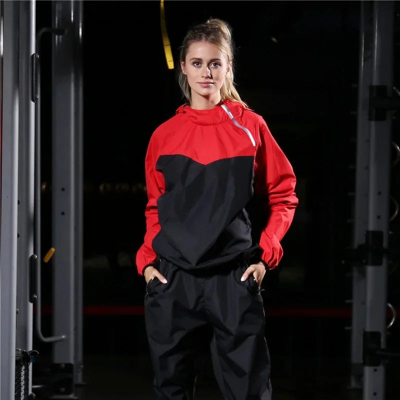 Light Unisex Training Set with Zipper & Hood – Remo-Ladies' Red-S-The Livary