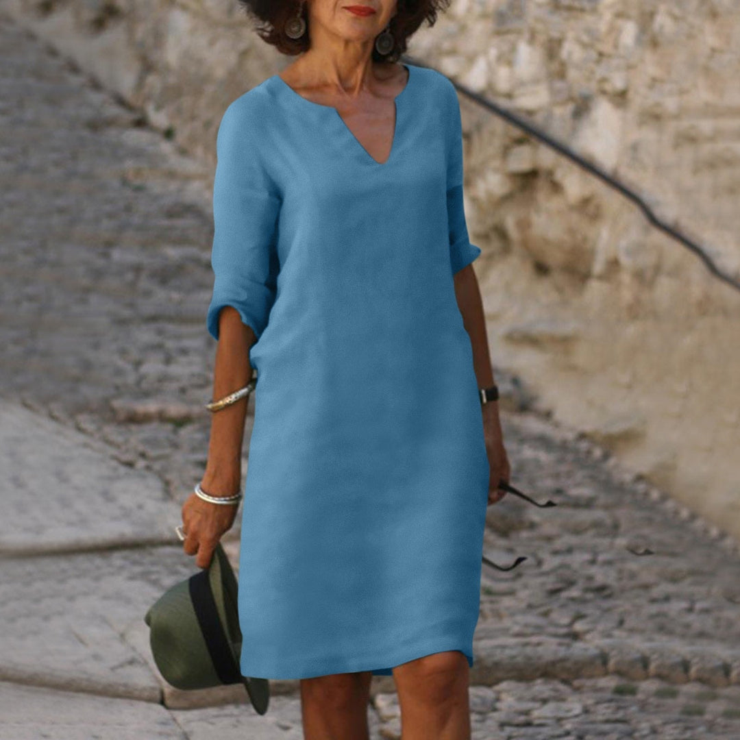 Summer Stylish Dress - Luna-Light blue-S-The Livary