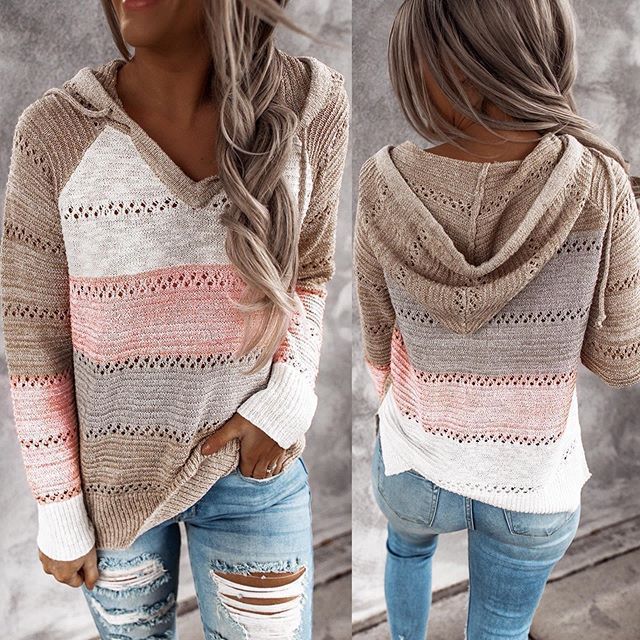 Stylish Knitted Ladies' Sweater - Aurora-Black-S-The Livary