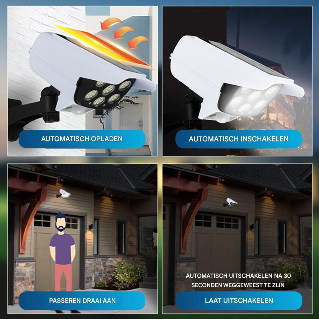 Solar Energy Dummy Security Camera - SolarGuard-The Livary
