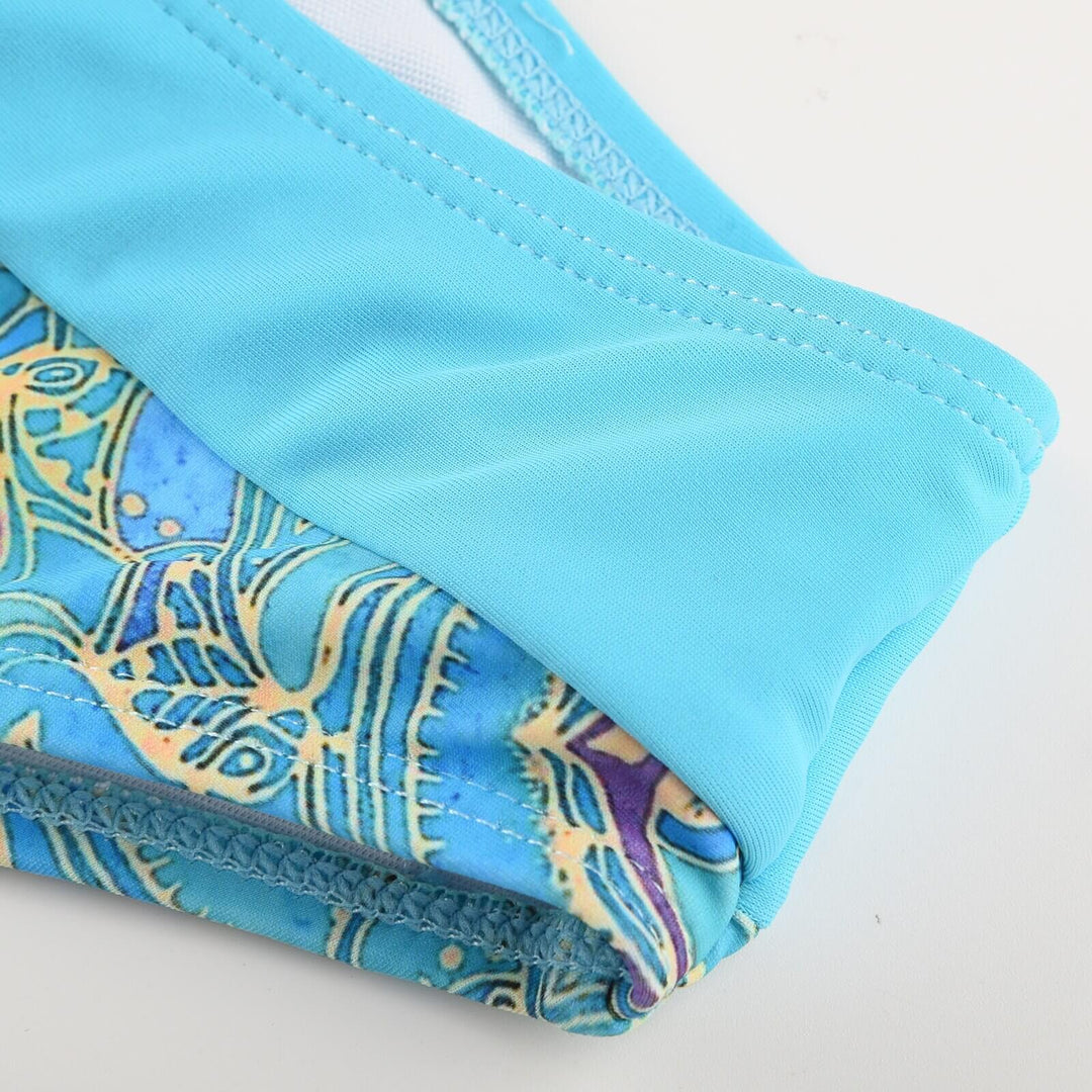 Stylish two-piece women's bikini – Perfect for the beach and sun-Marble Blue-S-The Livary