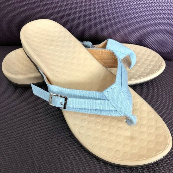 Comfortable orthopedic toe sandals for women - OrthoSummer-Pink-3-The Livary