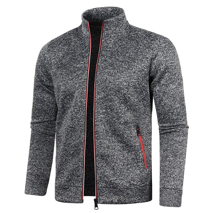 Men's outdoor fleece jacket – Björn-Dark grey-S-The Livary