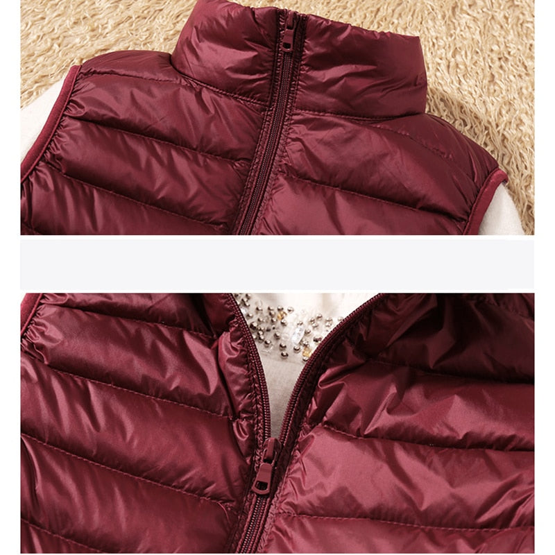 Light quilted vest with a feminine fit – Juliette-Black-S-The Livary