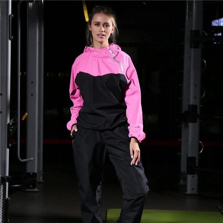 Light Unisex Training Set with Zipper & Hood – Remo-Ladies' Pink-S-The Livary