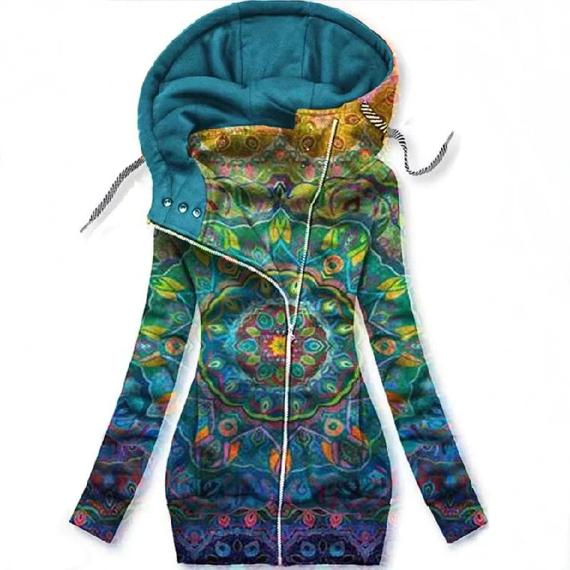 Ladies Butterfly Art Cardigan – Alina-Blue-S-The Livary