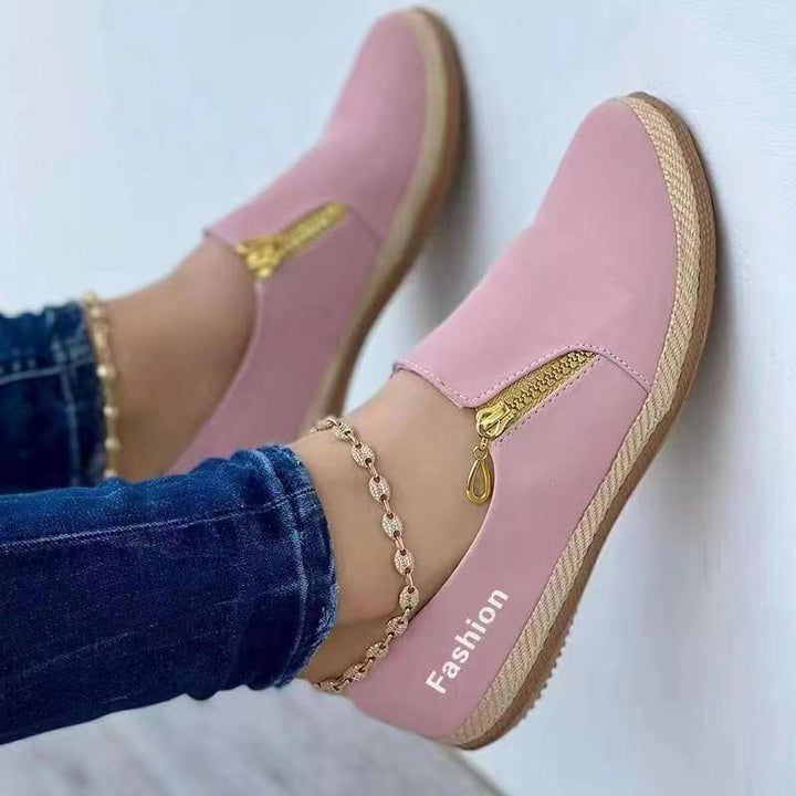 Comfort Slip-On Sneakers for Women – Lina-Pink-2.5-The Livary