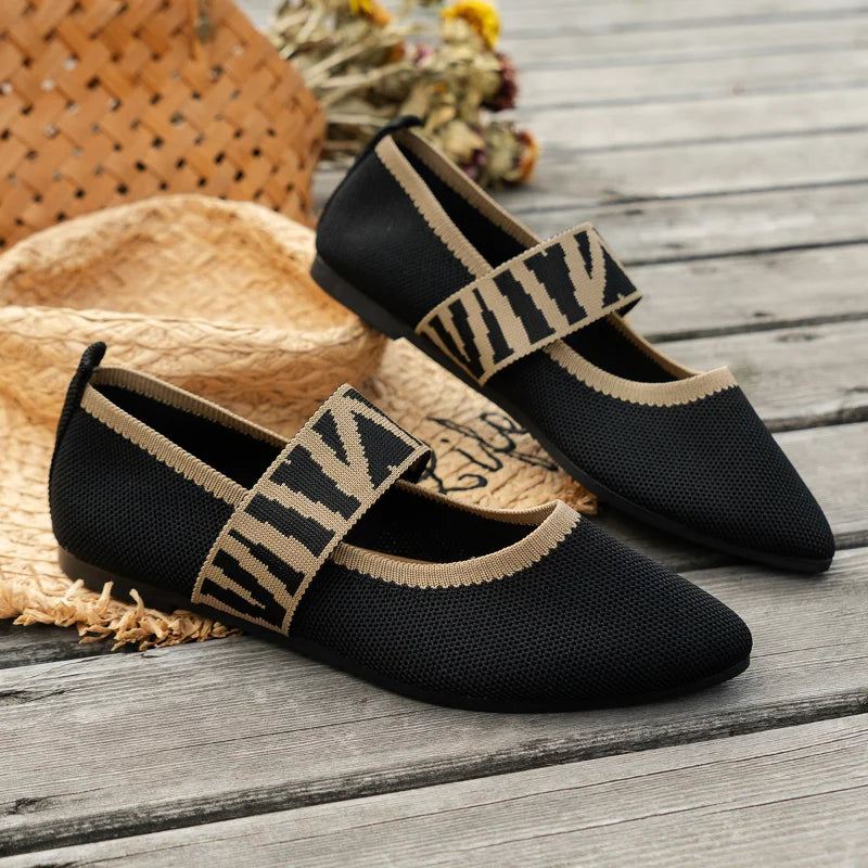 Stylish women's summer shoes with a pointed toe - Lina-3.5-Beige-The Livary