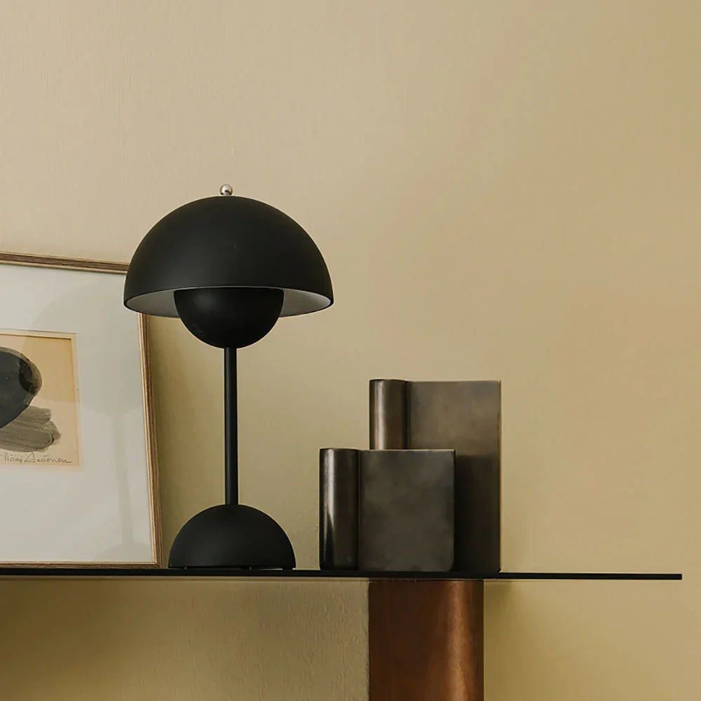 Trendy Mushroom-shaped Design Lamp - MushLuxe-White-Small (9.06 inches)-The Livary