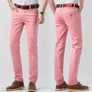 Coloured Trousers for Men – Milan-Pink-28-The Livary