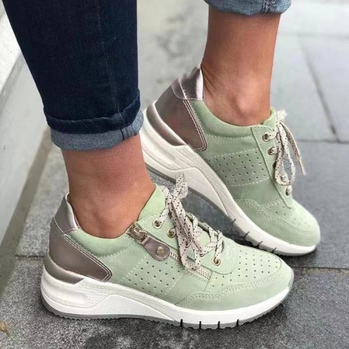 Orthopaedic Walking Shoes - Isabella-Green-2.5-The Livary