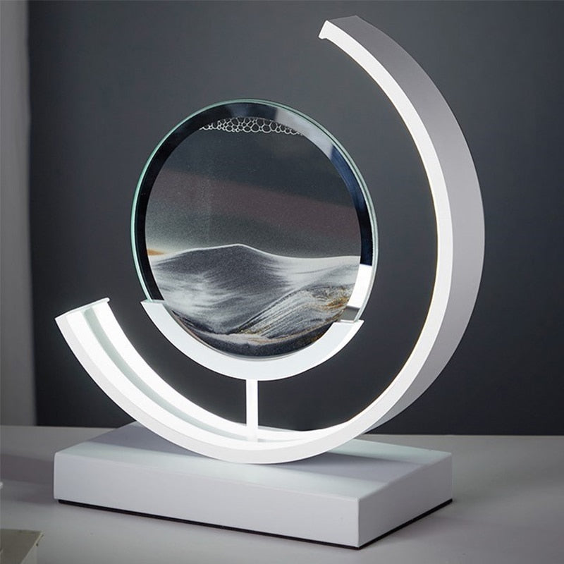 3D Sand Shell Table Lamp - Abyss-Green-Black-The Livary