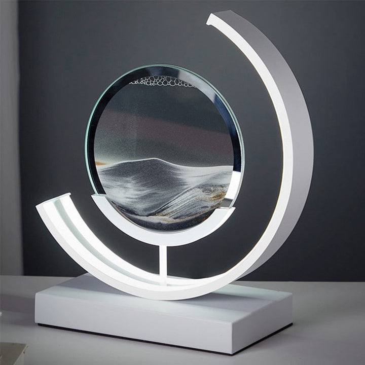 3D Sand Shell Table Lamp - Abyss-Green-Black-The Livary