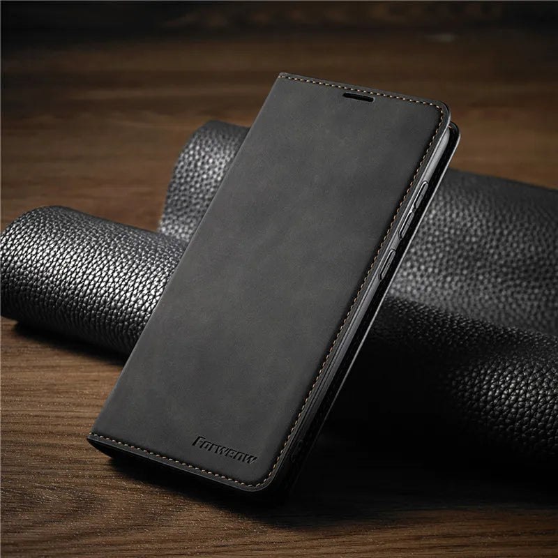 Magnetic iPhone case – GripFold-Black-iPhone 15 Plus-The Livary