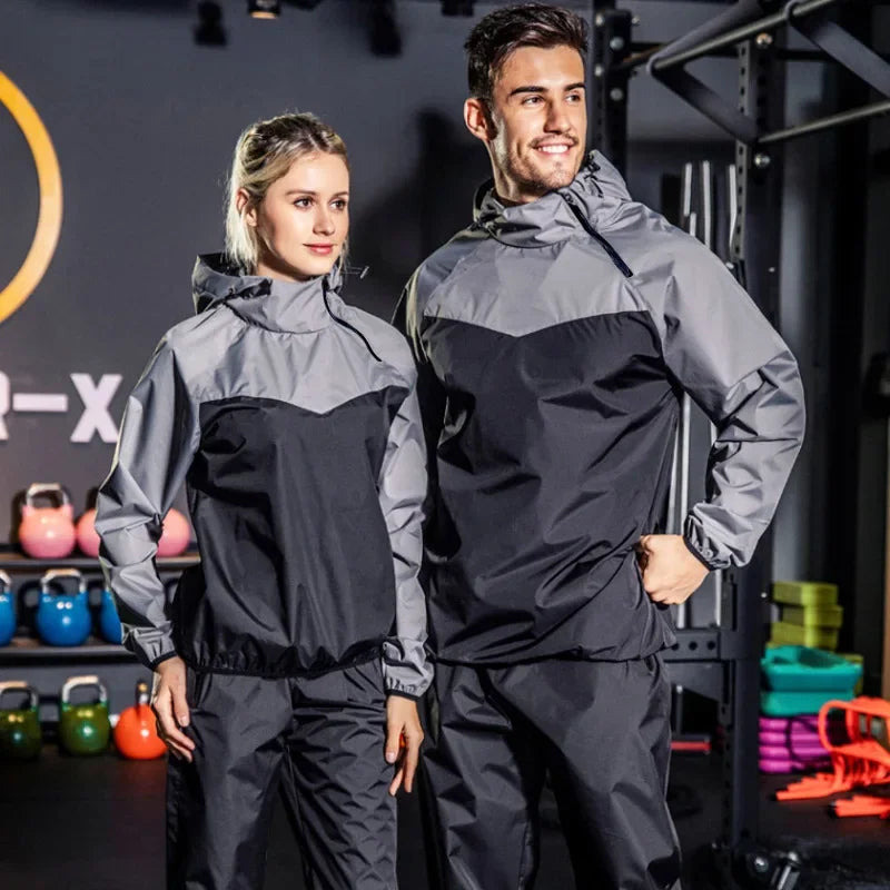 Light Unisex Training Set with Zipper & Hood – Remo-Men's Black-S-The Livary
