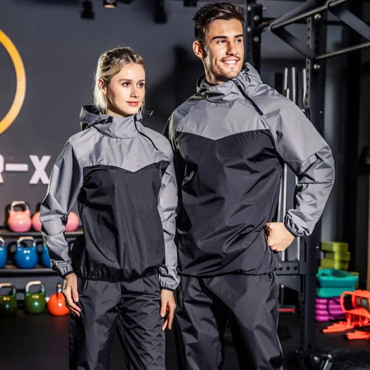 Light Unisex Training Set with Zipper & Hood – Remo-Men's Black-S-The Livary