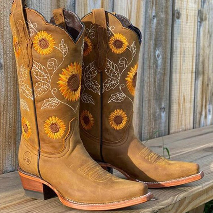 Stylish Ibiza Spirit Boots - Mira-Light brown-2.5-The Livary