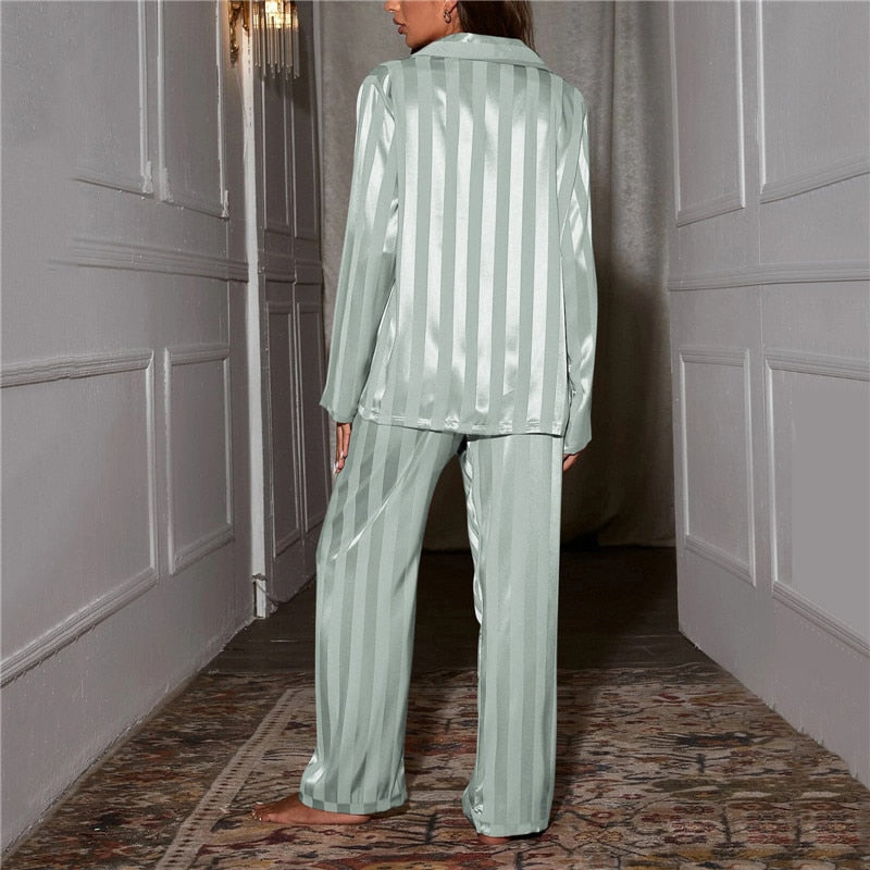 Luxury Silk Pyjama for Women - Nina-Beige-S-The Livary