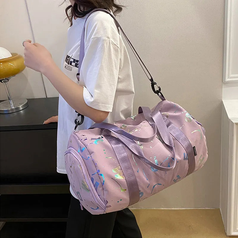 Stylish and Functional Sports Bag - ZenCarry-Beige-The Livary