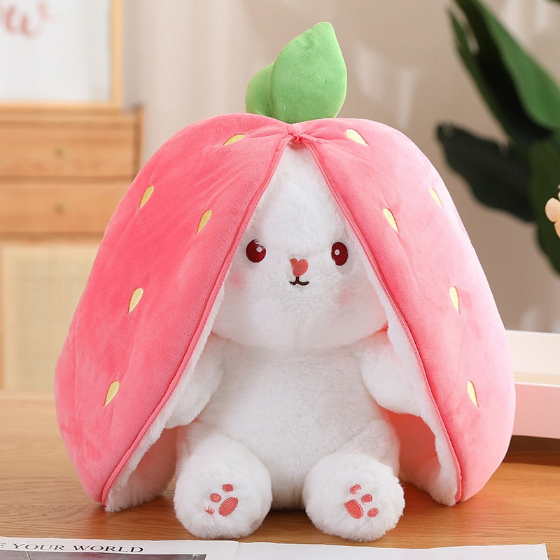 Soft Bunny Cuddle - SnuffelBun-Strawberry Bunny-17 inches-The Livary