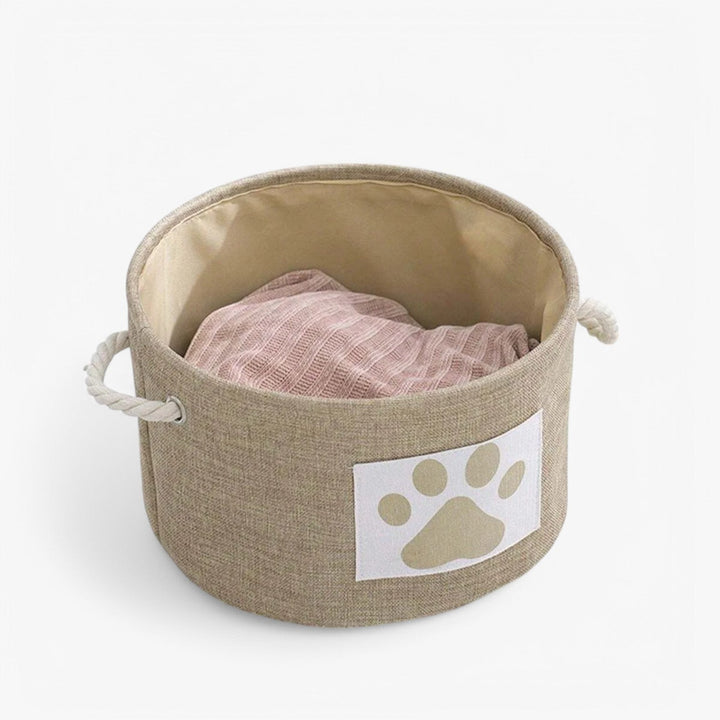 Foldable Toy Basket with Rope Handle – Livia-The Livary