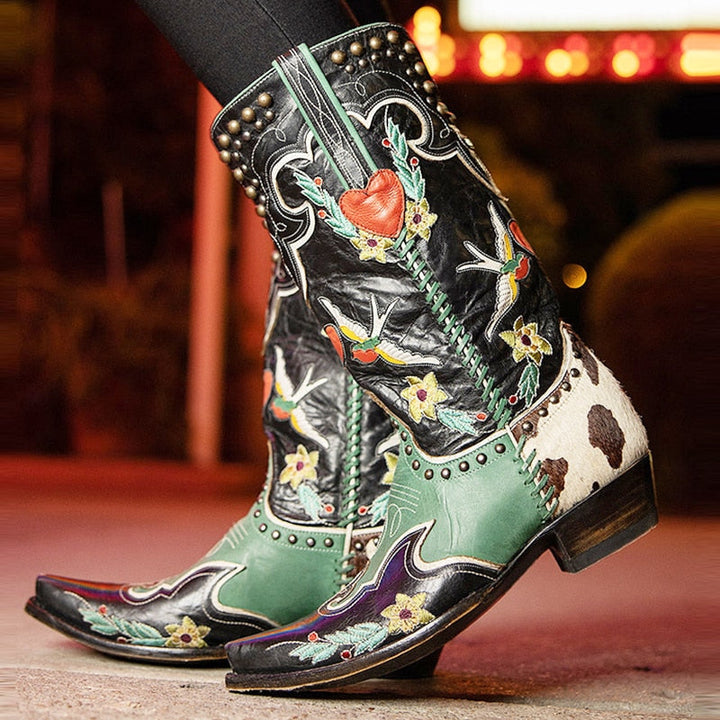 Unique Ladies Cowboy Boots - Carmen-3.5-The Livary