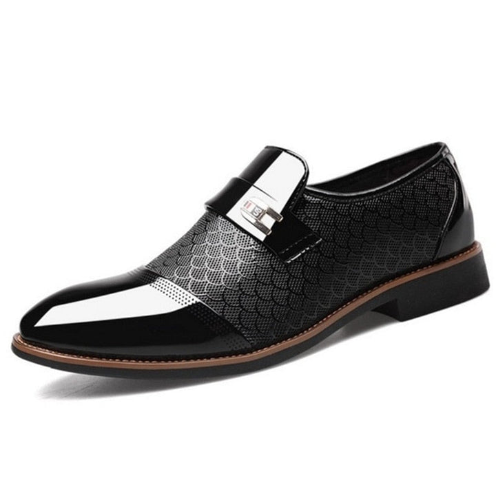 Stylish Glossy Men's Shoes - Hudson