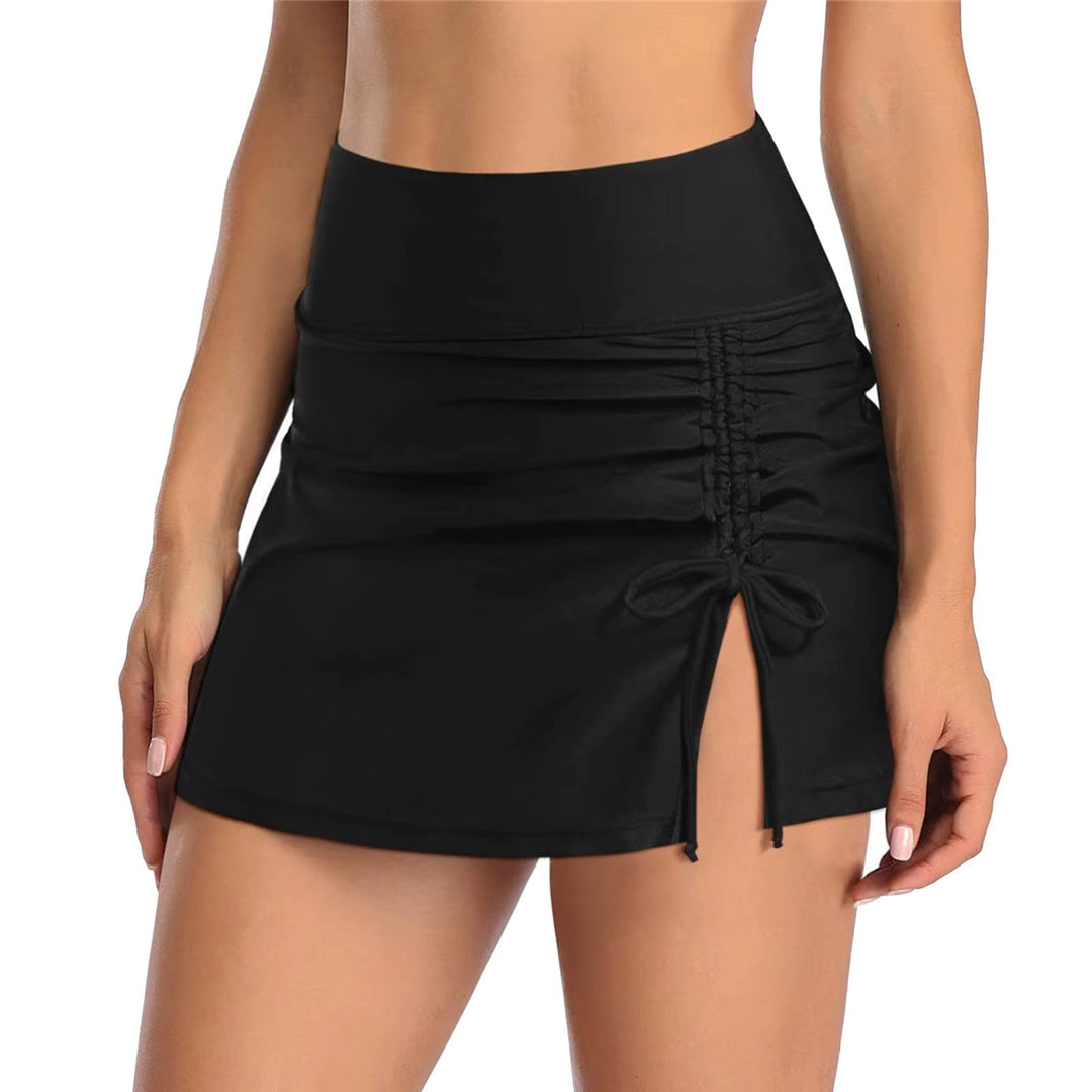 Ladies' swim shorts with side slit – Liv-Black-XS-The Livary