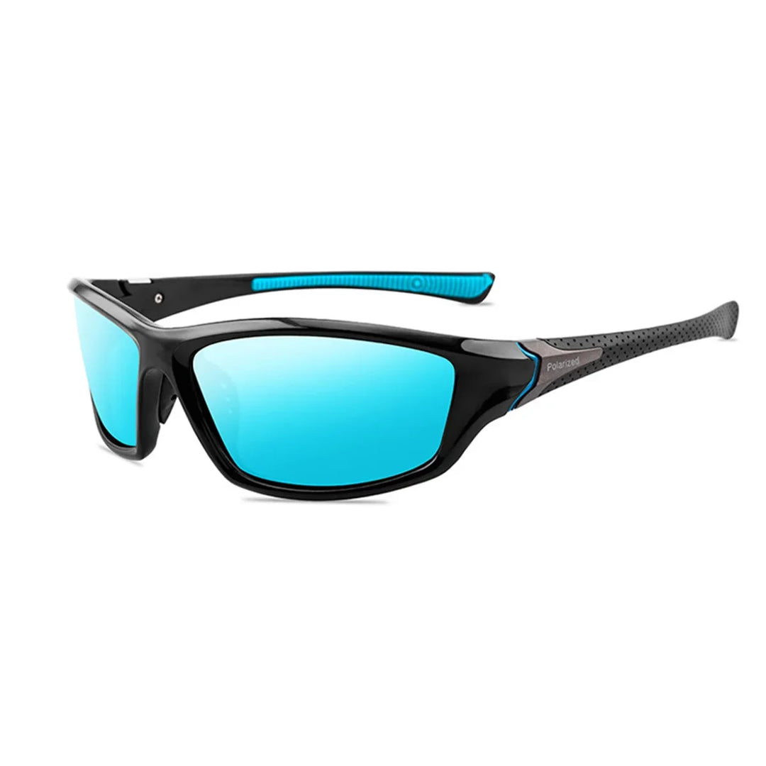 Modern & Polarised Unisex Sunglasses with UV400 Protection – Alex-Blue-The Livary
