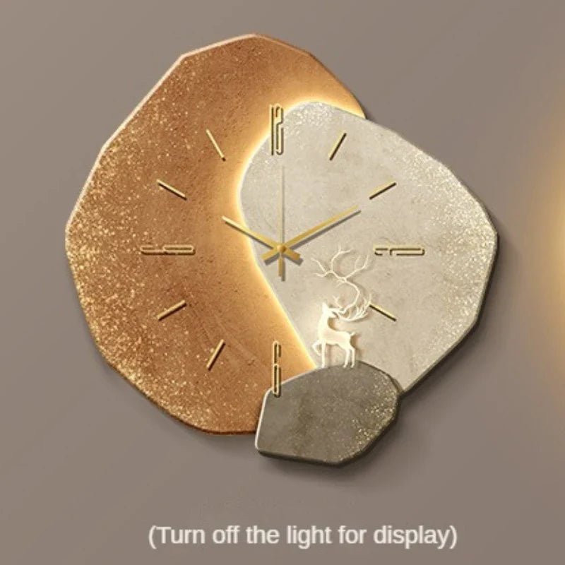 Minimalist Wall Clock in Scandinavian Design - NordiqTime-White-The Livary