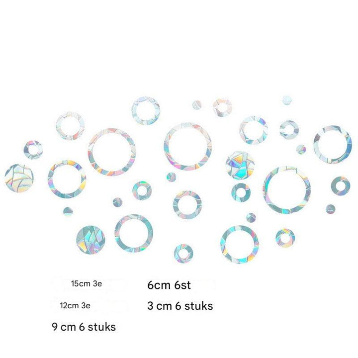 Sun Catcher Window Stickers - LumiSuncatch-Rond - 10 Stuks-The Livary