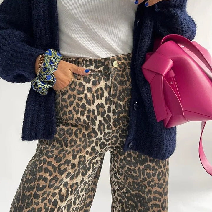 Vintage Leopard Print Jeans - Leona-Leopard-XS-The Livary