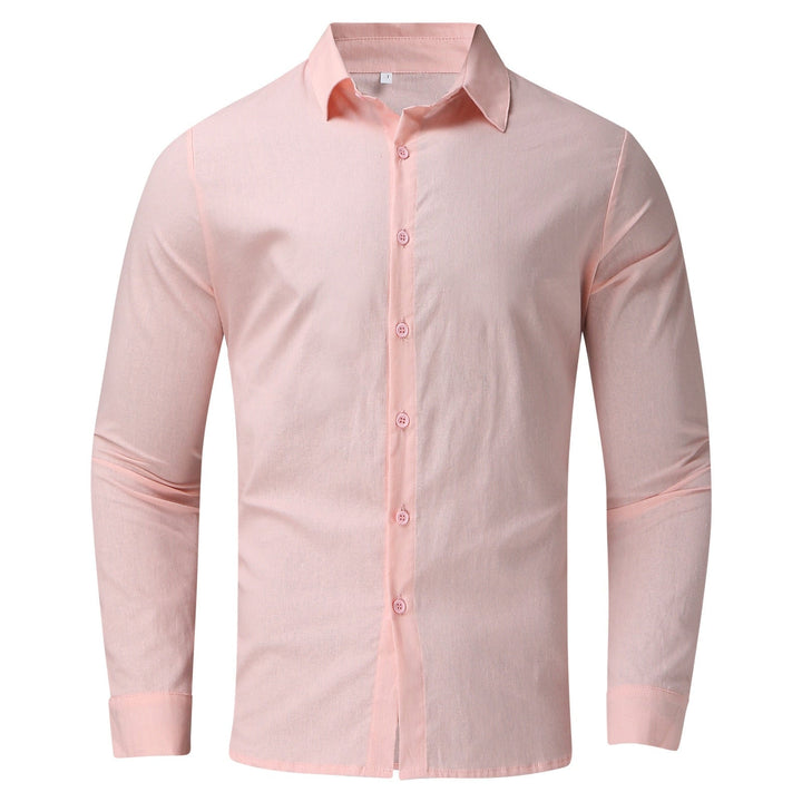 Stylish summer shirt in plus size for men – Hayes-Army green - 3 buttons-M-The Livary