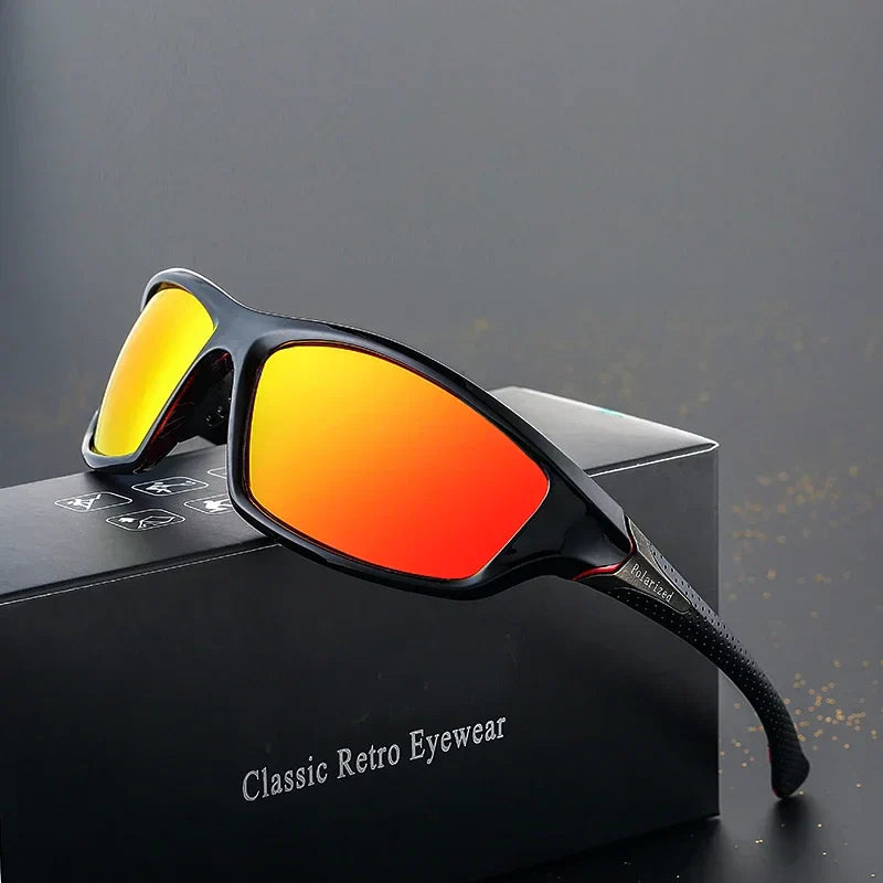 Modern & Polarised Unisex Sunglasses with UV400 Protection – Alex-Yellow-The Livary
