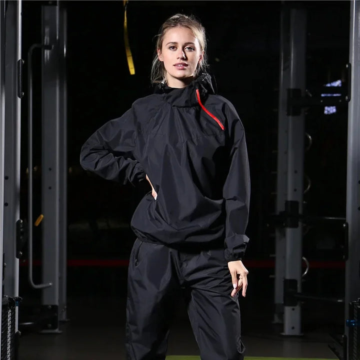 Light Unisex Training Set with Zipper & Hood – Remo-Ladies' Black-S-The Livary