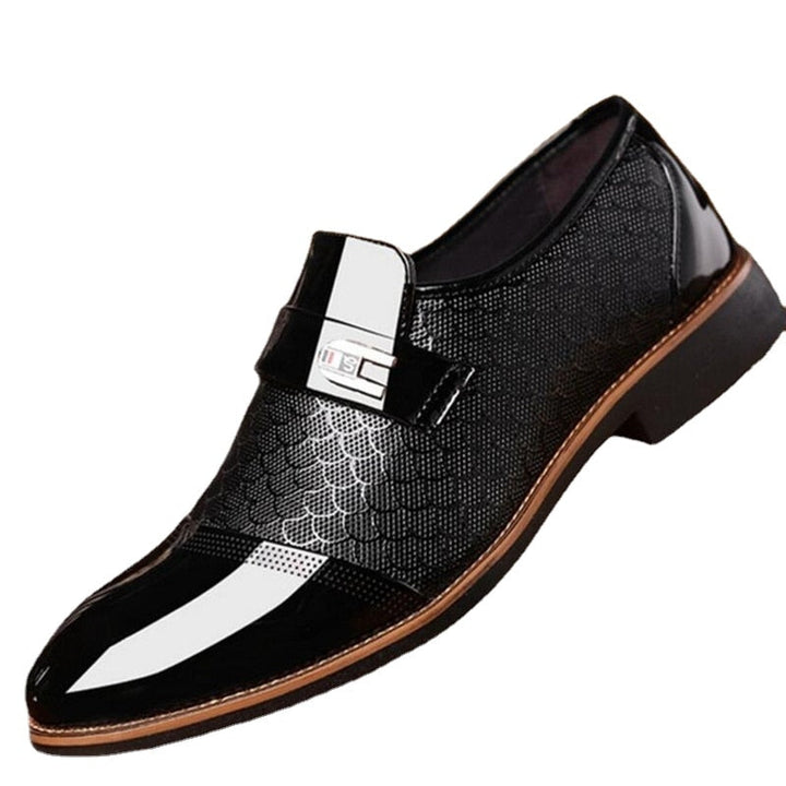 Stylish Glossy Men's Shoes - Hudson
