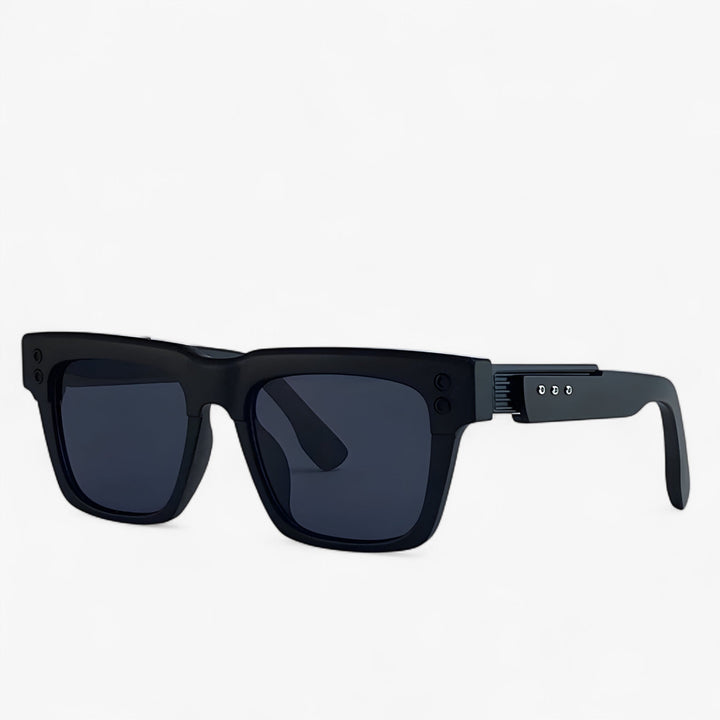 Polarised Steampunk Sunglasses – Axior-Black-The Livary