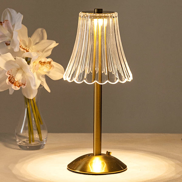 LED Retro Table Lamp USB Rechargeable - BrillianceGlow-The Livary