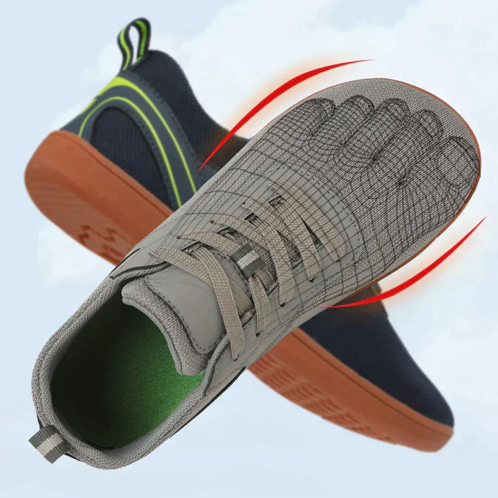 Unisex barefoot shoes with flexible sole & breathable upper material – Luno-Black-4.5-The Livary