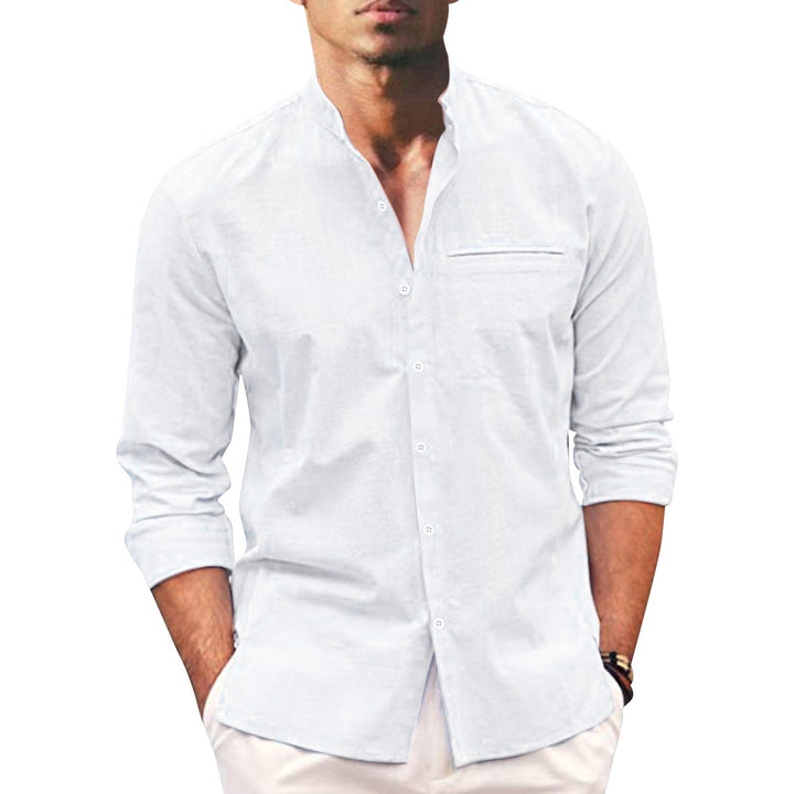Stylish summer shirt in plus size for men – Hayes-White-M-The Livary