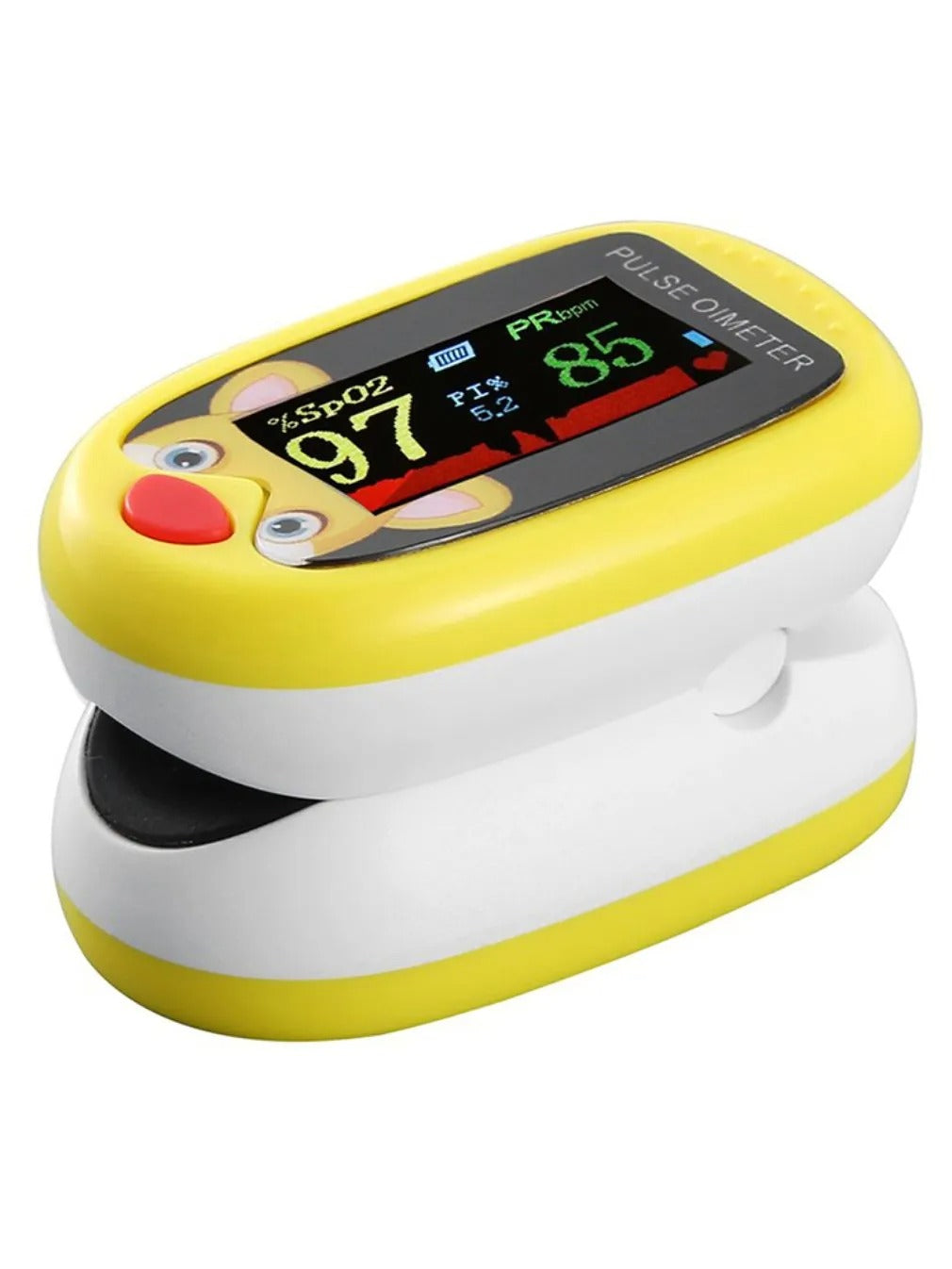 Child-friendly Pulse Oximeter for Health Monitoring - KidPulse-Blue-The Livary