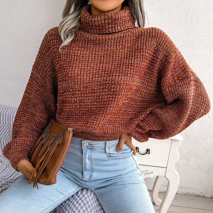 Comfy Knitted Turtleneck - Emilia-Green-S-The Livary